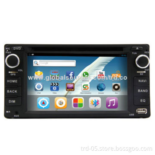 Android system 2-Din DVD&GPS Player for Toyota corolla, 6" Touch Screen 100% Pure/TV/Bluetooth/iPod